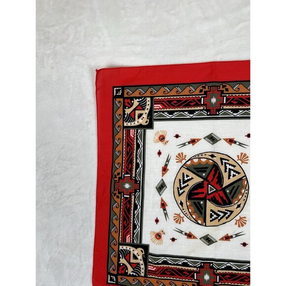 Vintage WAMCRAFT Southwestern Bandana Scarf Made in USA RN14193 - Picture 5 of 8